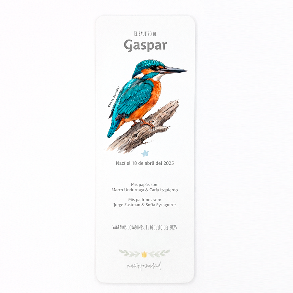 Santito marca páginas de Fauna Chilena (8u)