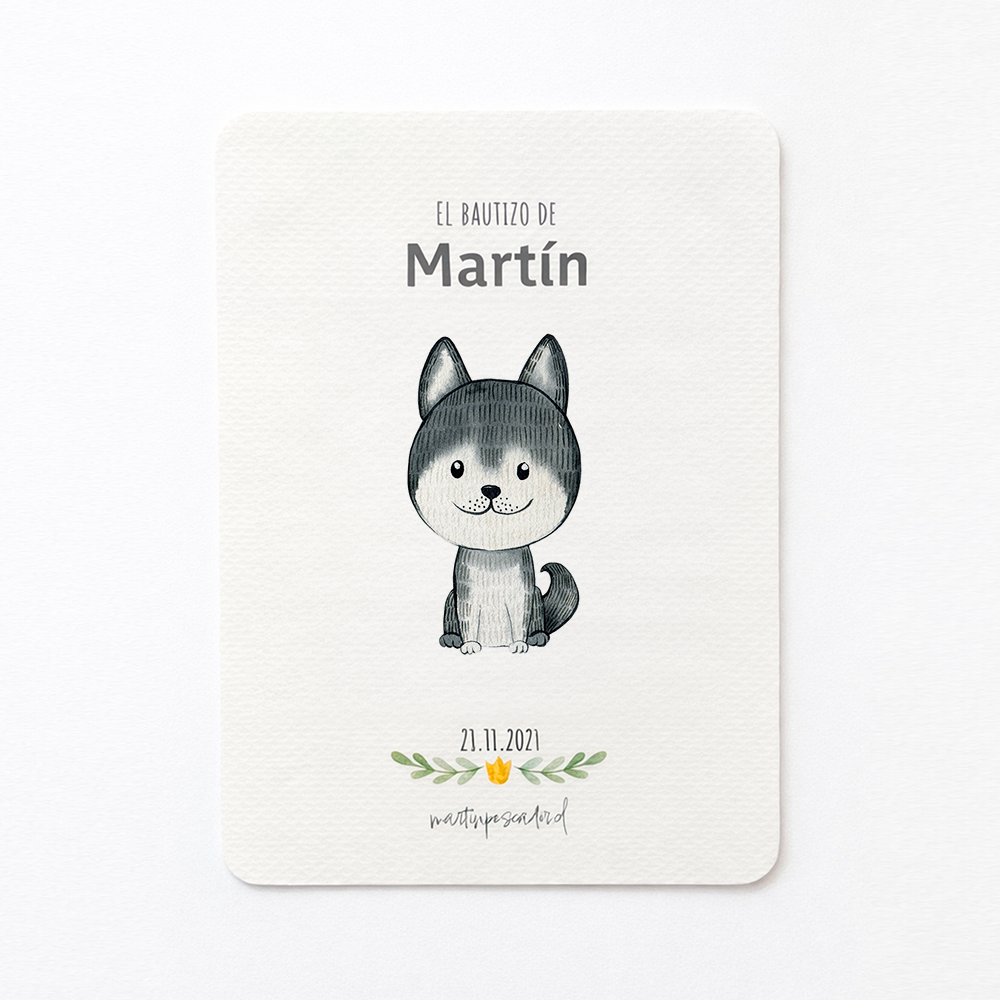 Santitos con perros (8u)