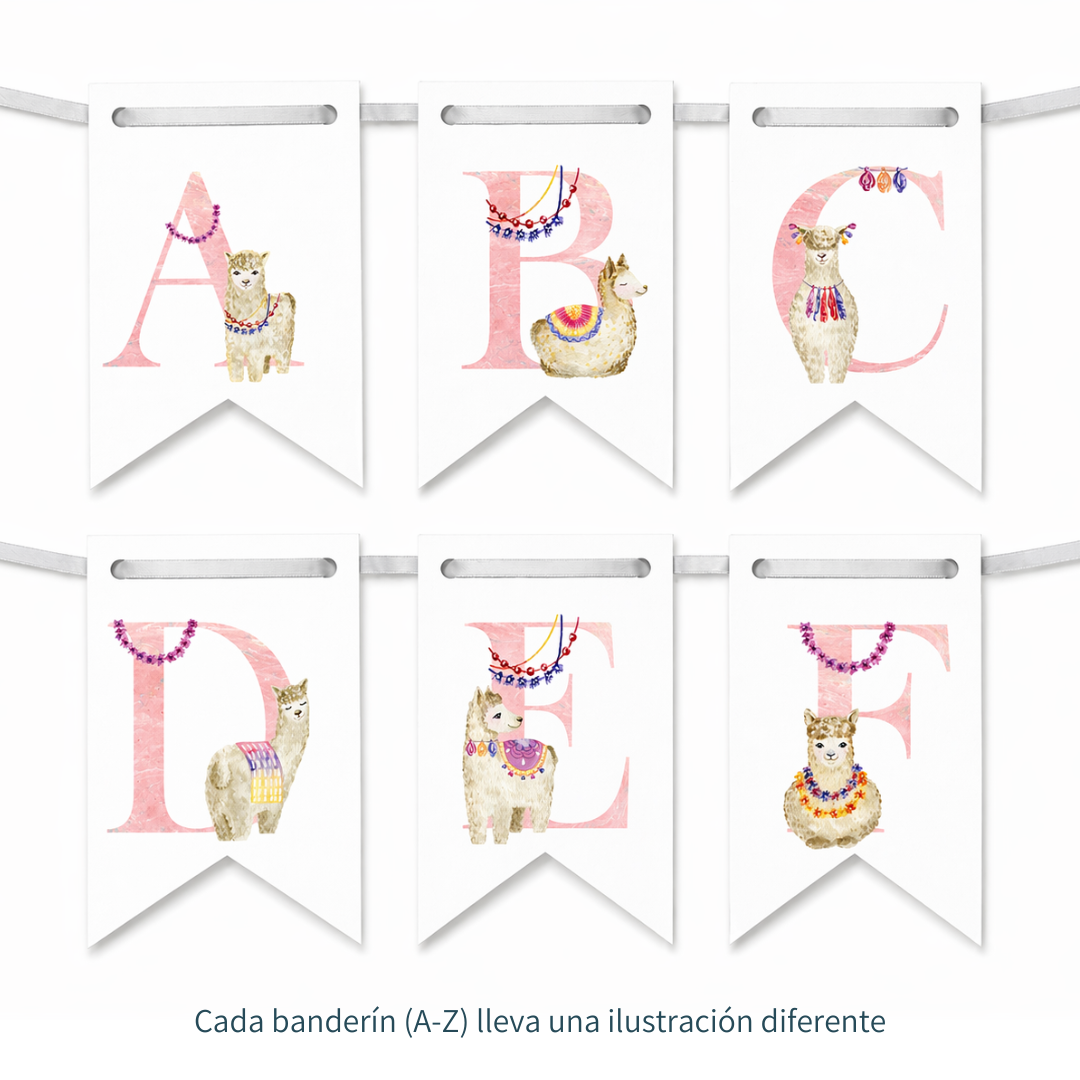 Banderines de llamas