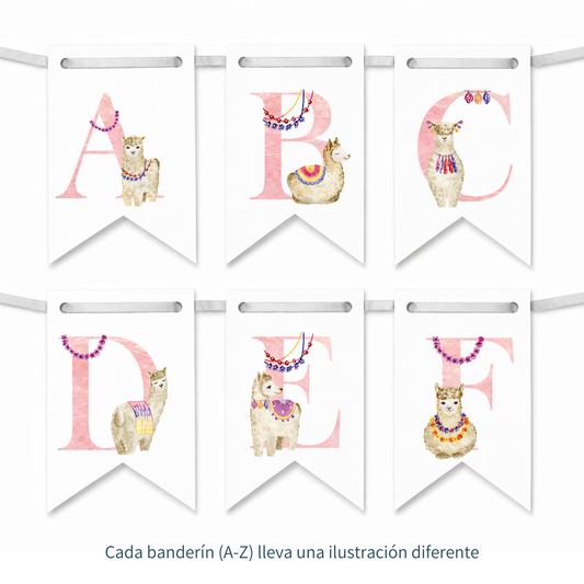 Banderines de llamas