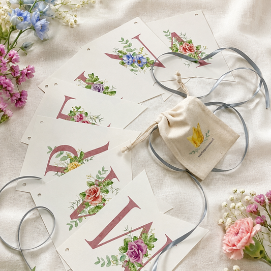 Banderines de Flores de Colores