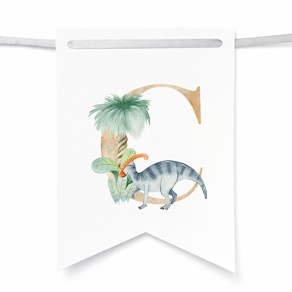 Banderines de dinosaurios