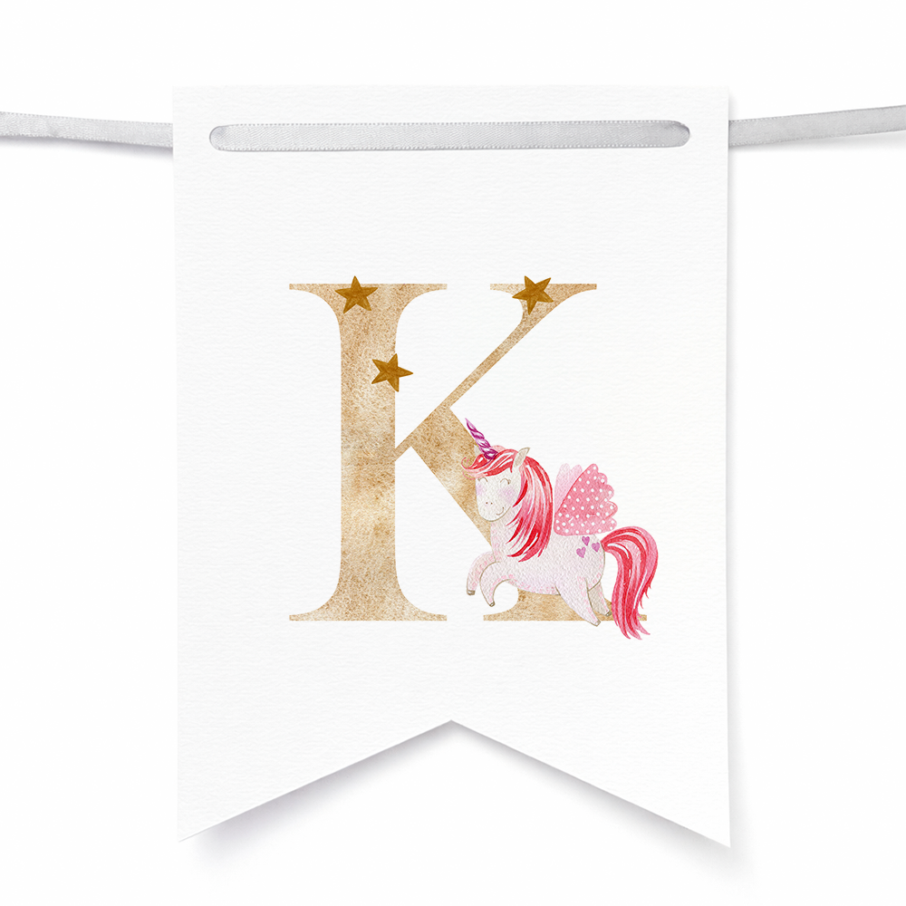 Banderines de unicornios