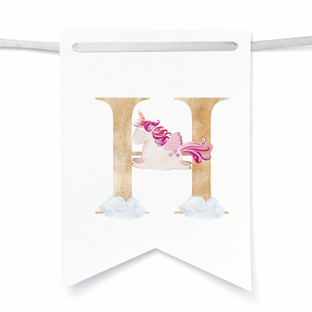 Banderines de unicornios
