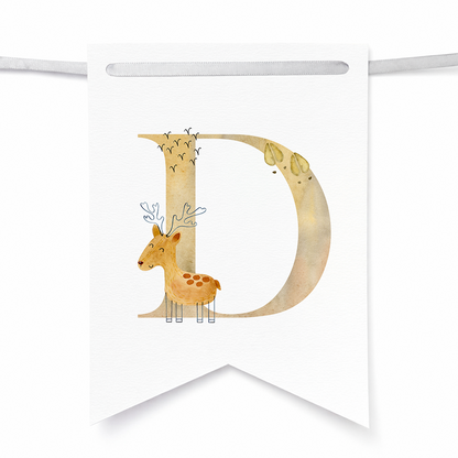 Banderines de animalitos del bosque