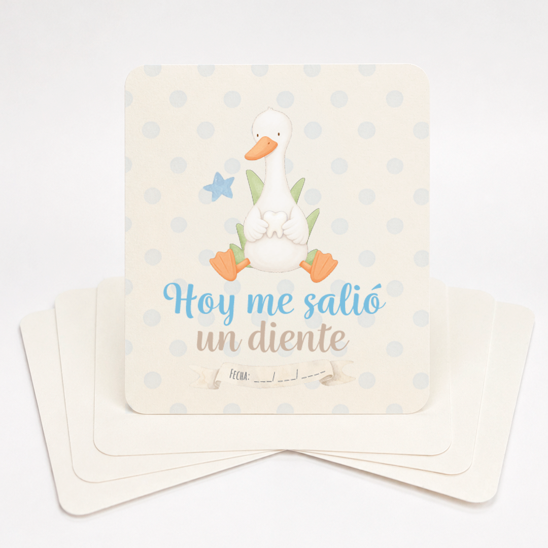 Tarjetas de hitos de desarrollo para niño