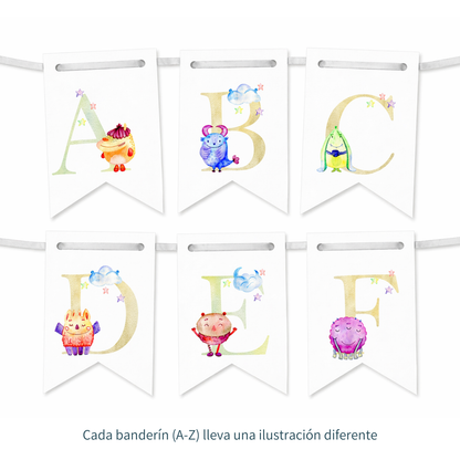 Banderines de monstruos