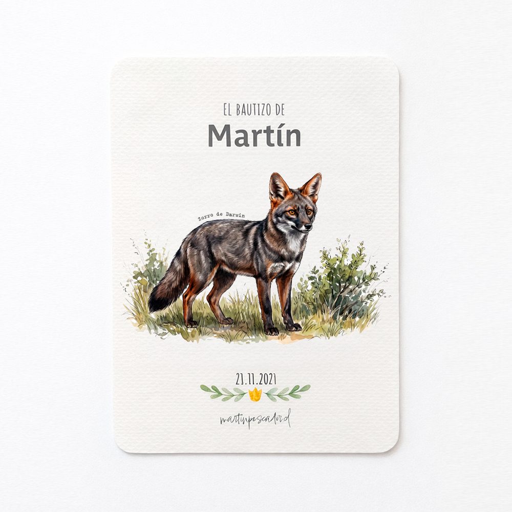 Santitos de Fauna Chilena (8u)