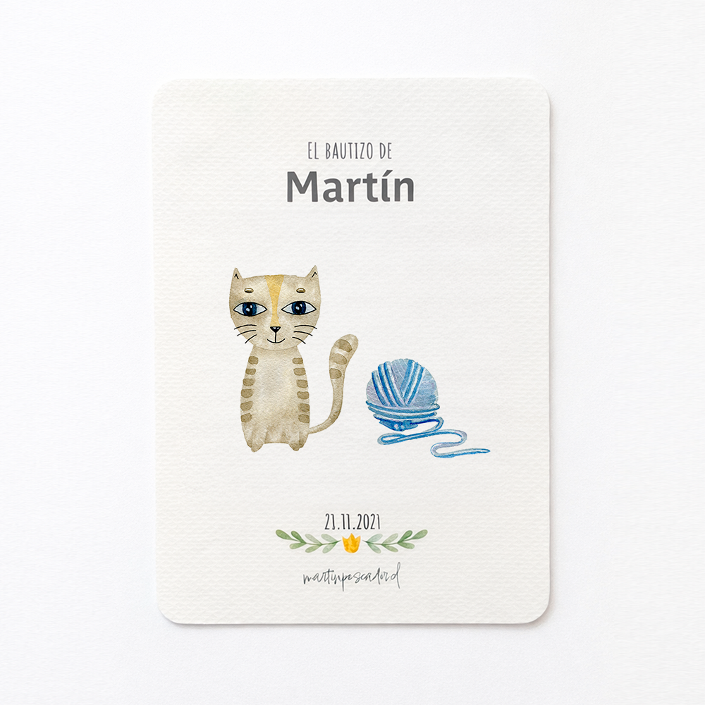 Santitos de gatos (8u)