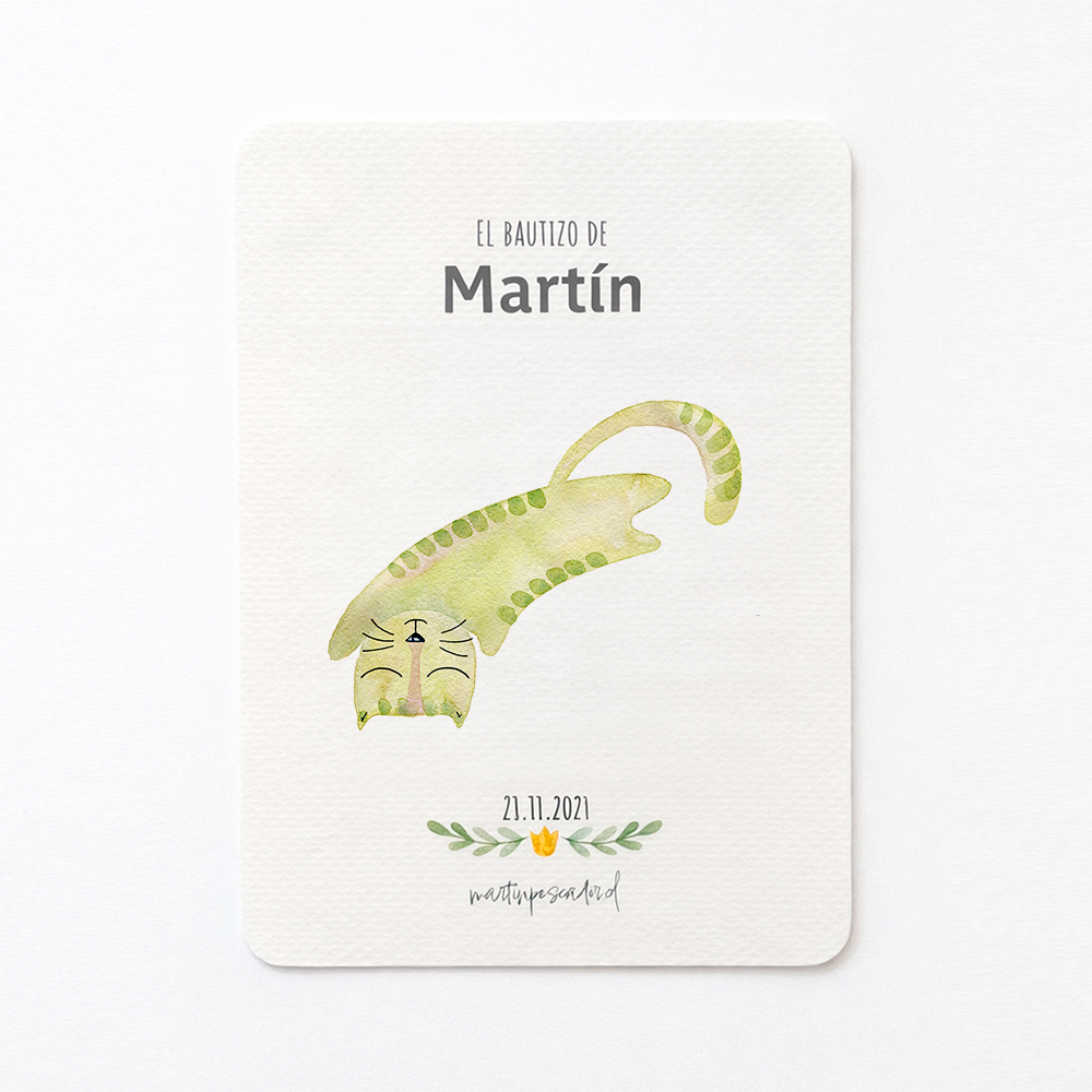 Santitos de gatos (8u)