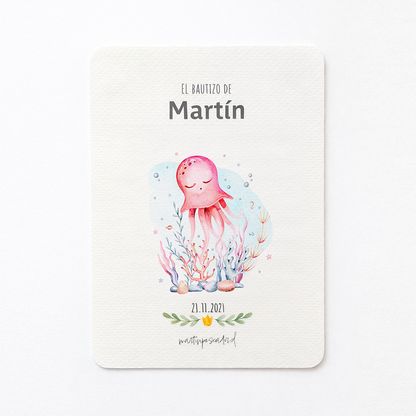 Santitos con motivos marinos (8u)
