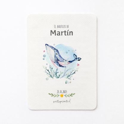 Santitos con motivos marinos (8u)