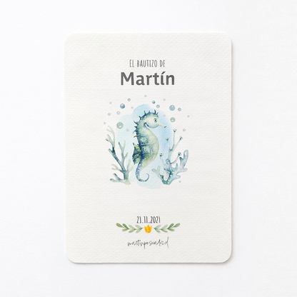 Santitos con motivos marinos (8u)
