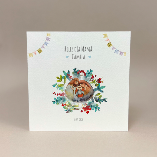 Tarjeta de felicitaciones: Religiosa